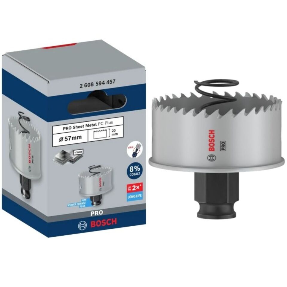 Bosch Pro Sheet Metal Paslanmaz Panç 57 2608594457