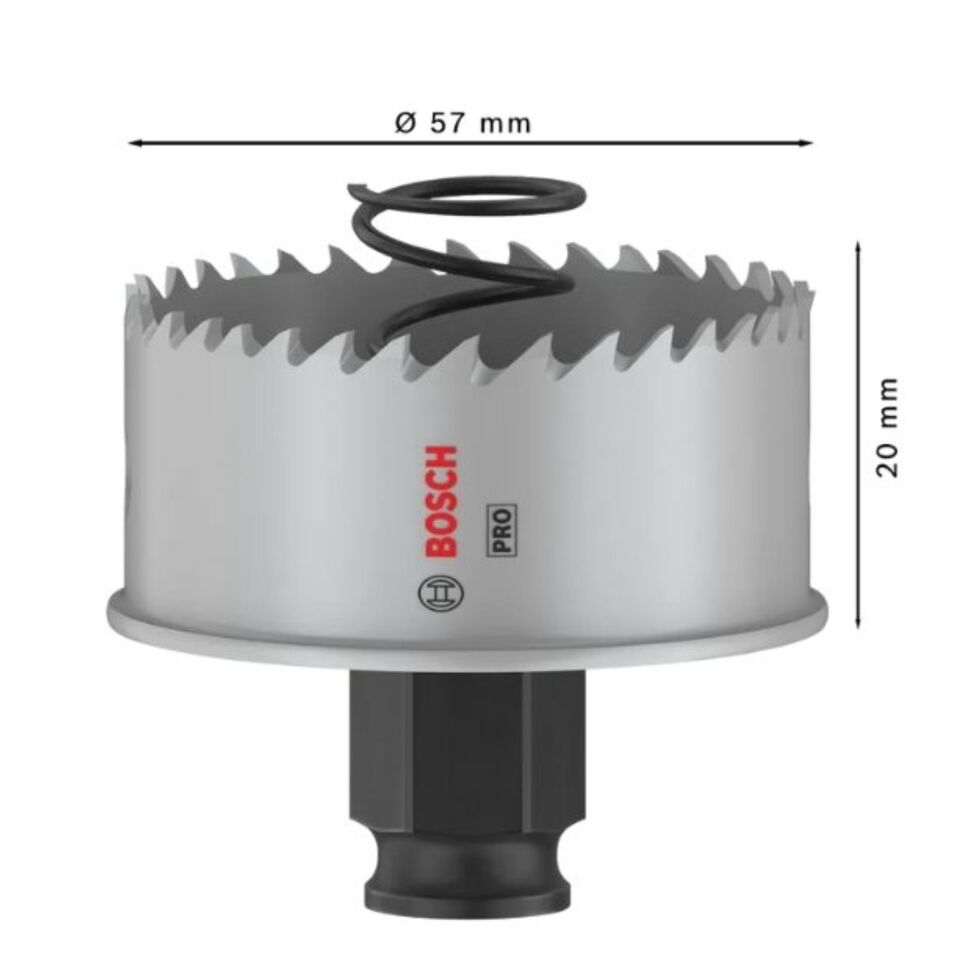 Bosch Pro Sheet Metal Paslanmaz Panç 57 2608594457