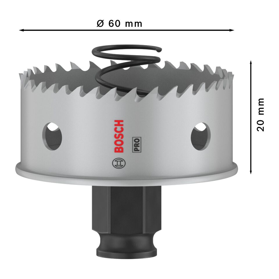Bosch Pro Sheet Metal Paslanmaz Panç 60 2608594458