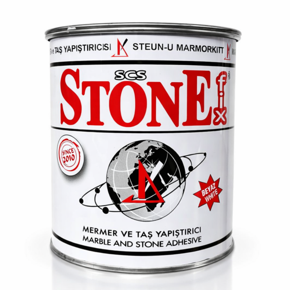 Stone Fix Granit Mermer Yapıştırıcı 1200 Gr Beyaz