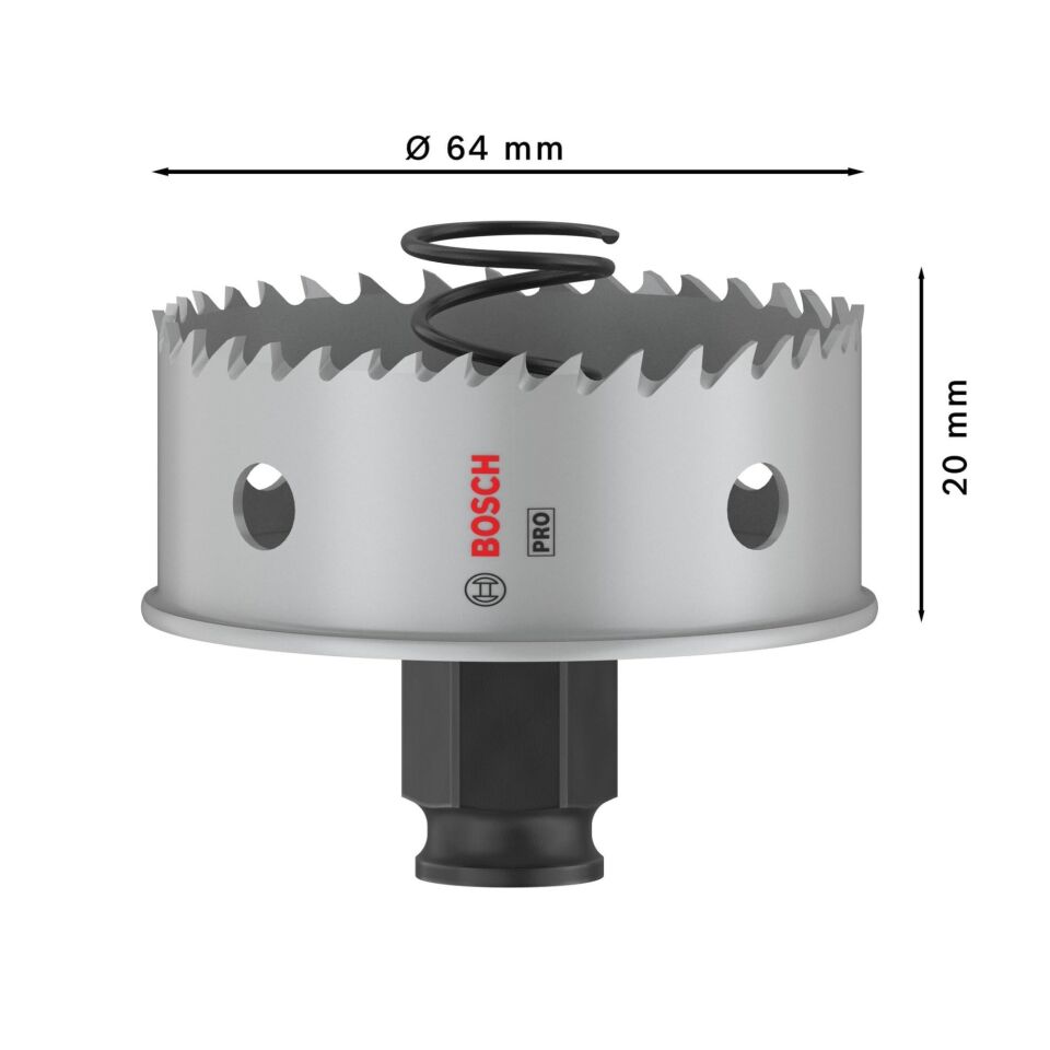 Bosch Pro Sheet Metal Paslanmaz Panç 64 2608594459