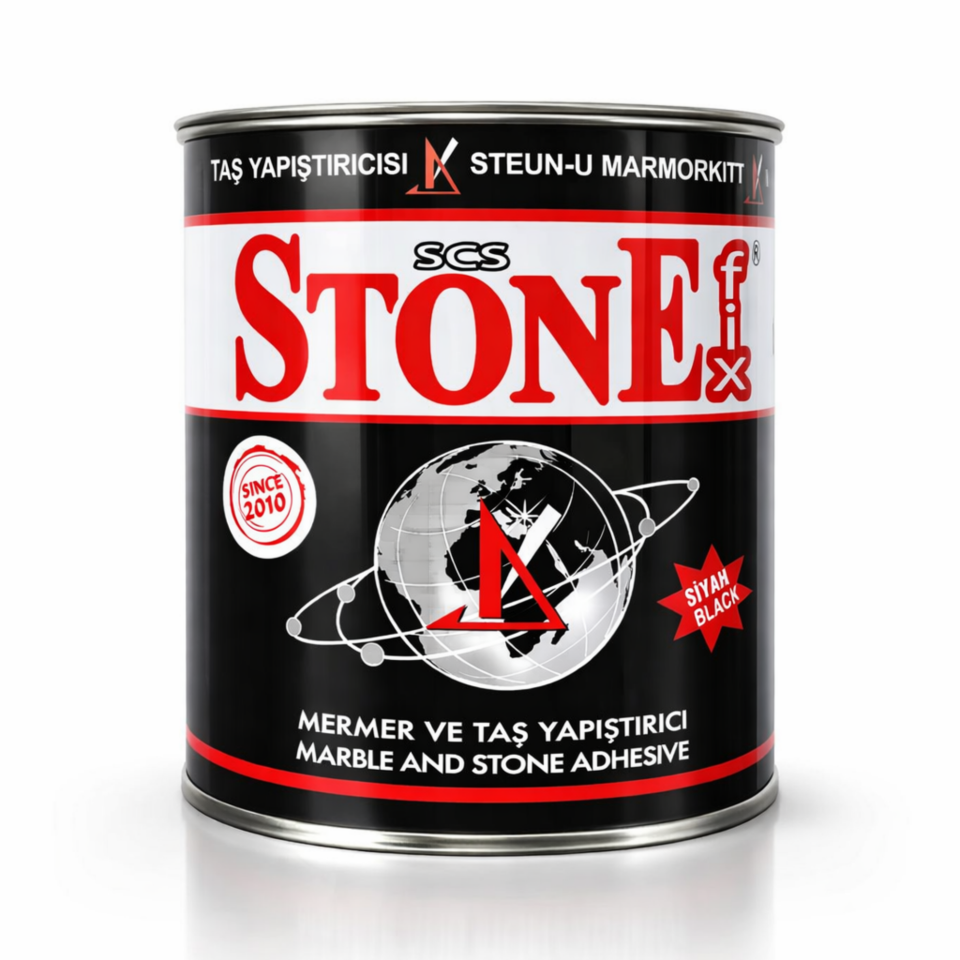 Stone Fix Granit Mermer Yapıştırıcı 1200 Gr Siyah