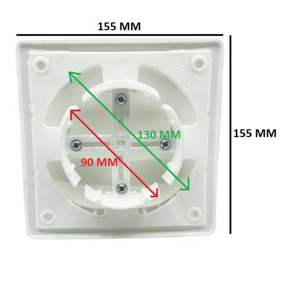Davlumbaz Çıkış Kapağı Klepeli Beyaz Ak-115