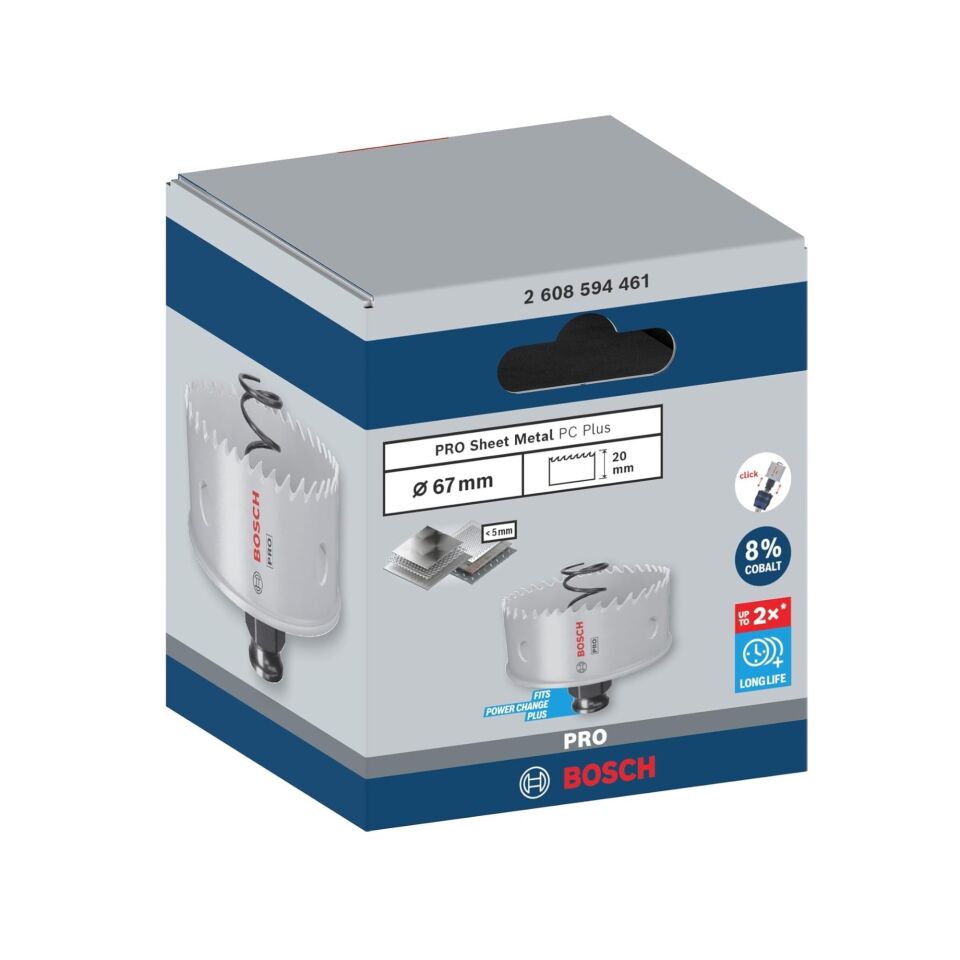 Bosch Pro Sheet Metal Paslanmaz Panç 67 2608594461