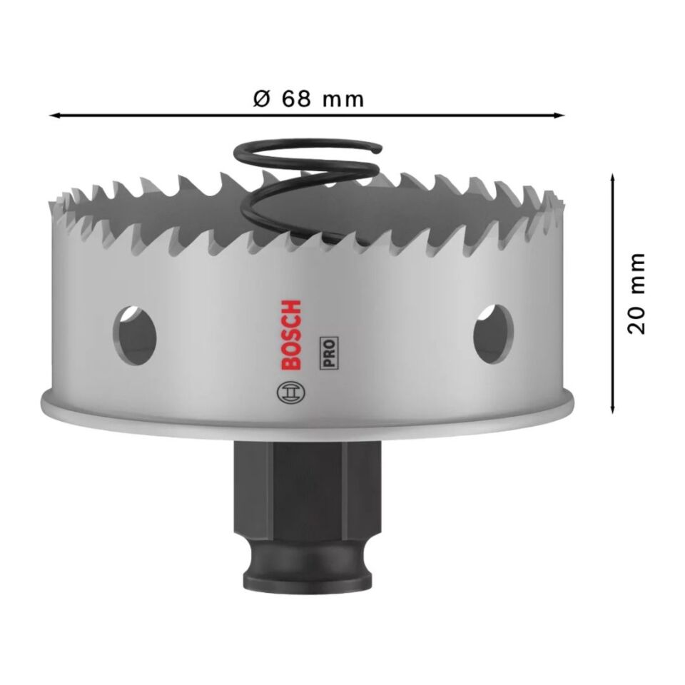 Bosch Pro Sheet Metal Paslanmaz Panç 68 2608594462