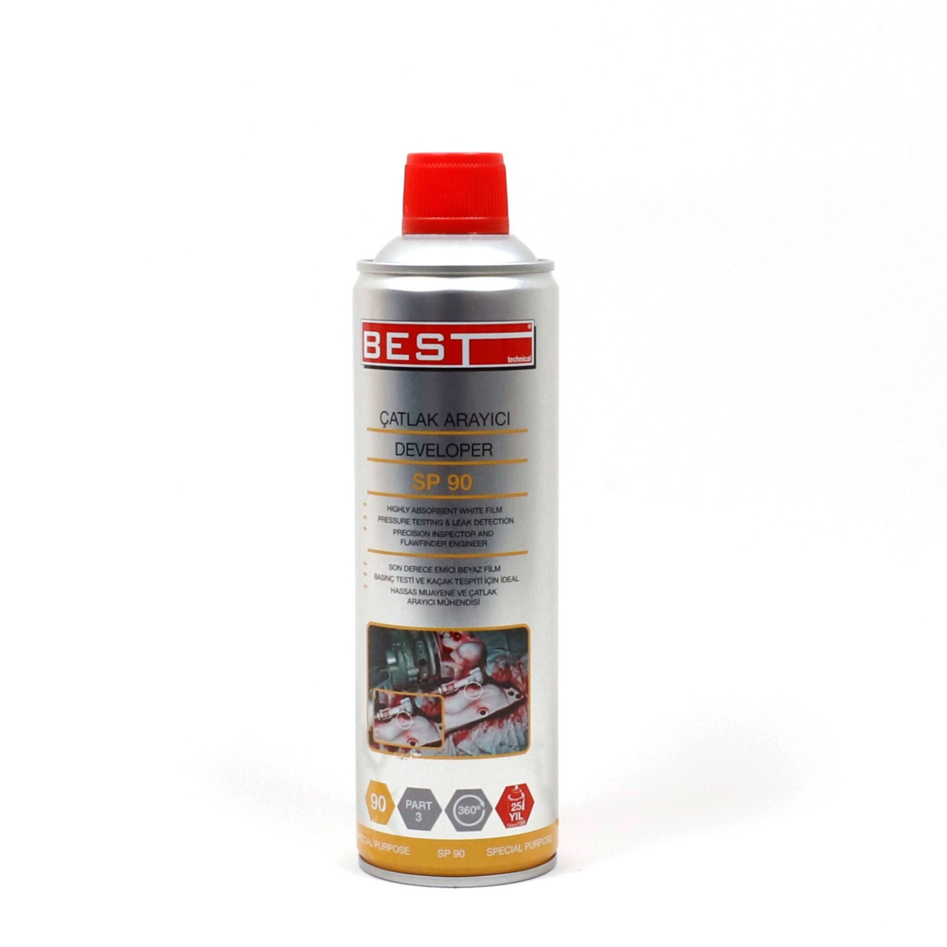 Best Çatlak Arayıcı Developer Sprey 500 Ml Sp90