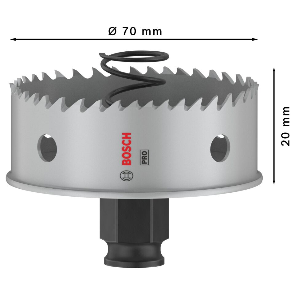 Bosch Pro Sheet Metal Paslanmaz Panç 70 2608594463