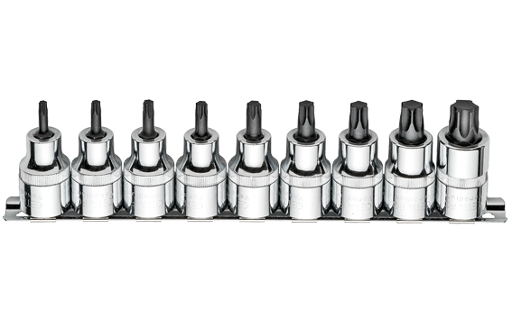 Ceta Form 9 Parça 1/2'' Torx Uçlu Lokma Takımı- Kısa Tip - C28S-RT9