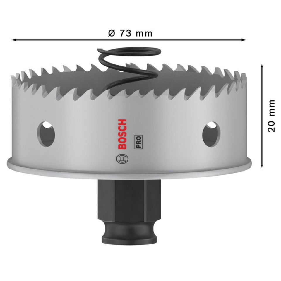 Bosch Pro Sheet Metal Paslanmaz Panç 73 2608594464