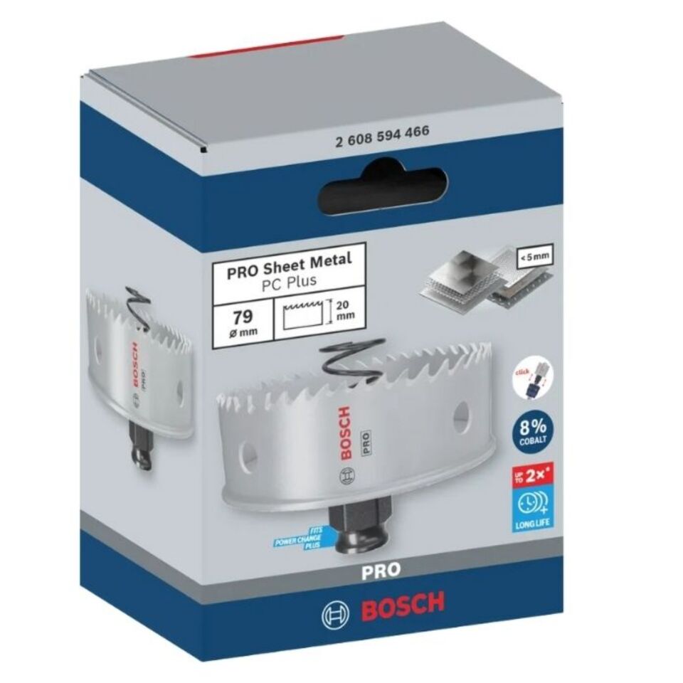 Bosch Pro Sheet Metal Paslanmaz Panç 79 2608594466