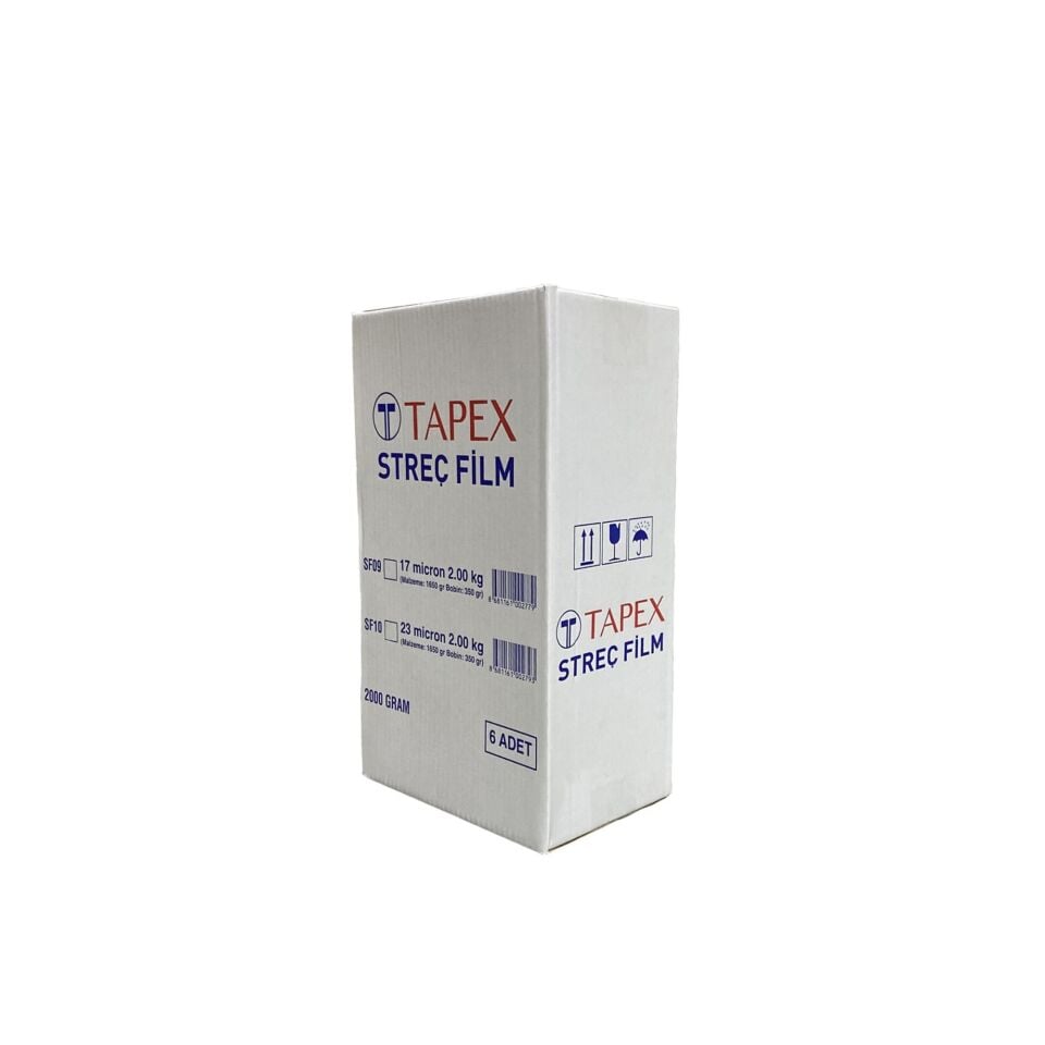 Streç Film 23 Mic.1350 Gr (350 Gr+1000 Gr) 95 Mt
