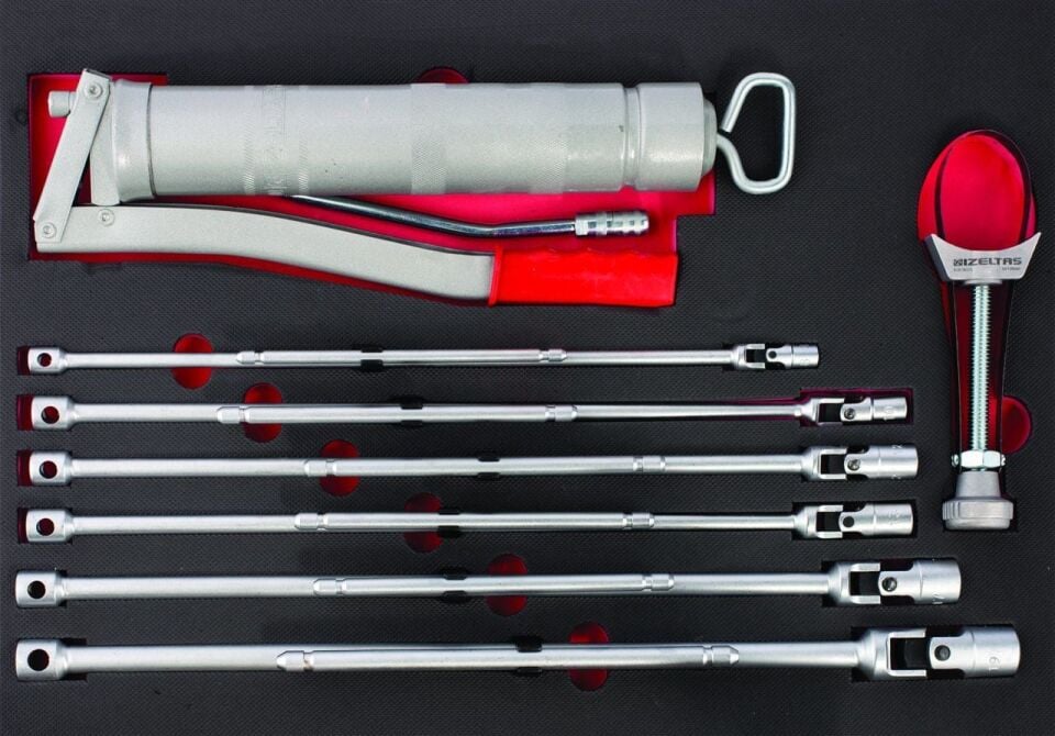 İzeltaş 6. Çekmece Premium Serisi Dolap 9 Parça (Eski Model) - 8245006009