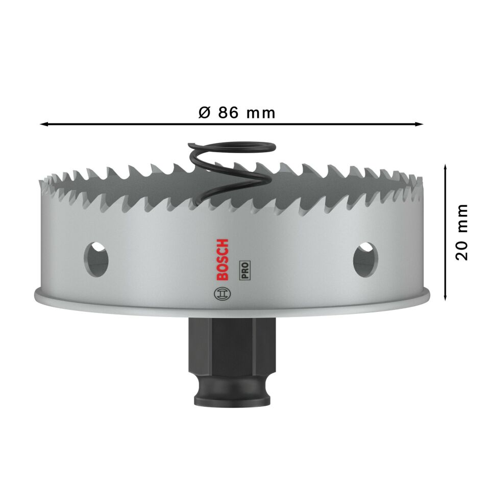 Bosch Pro Sheet Metal Paslanmaz Panç 86 2608594468