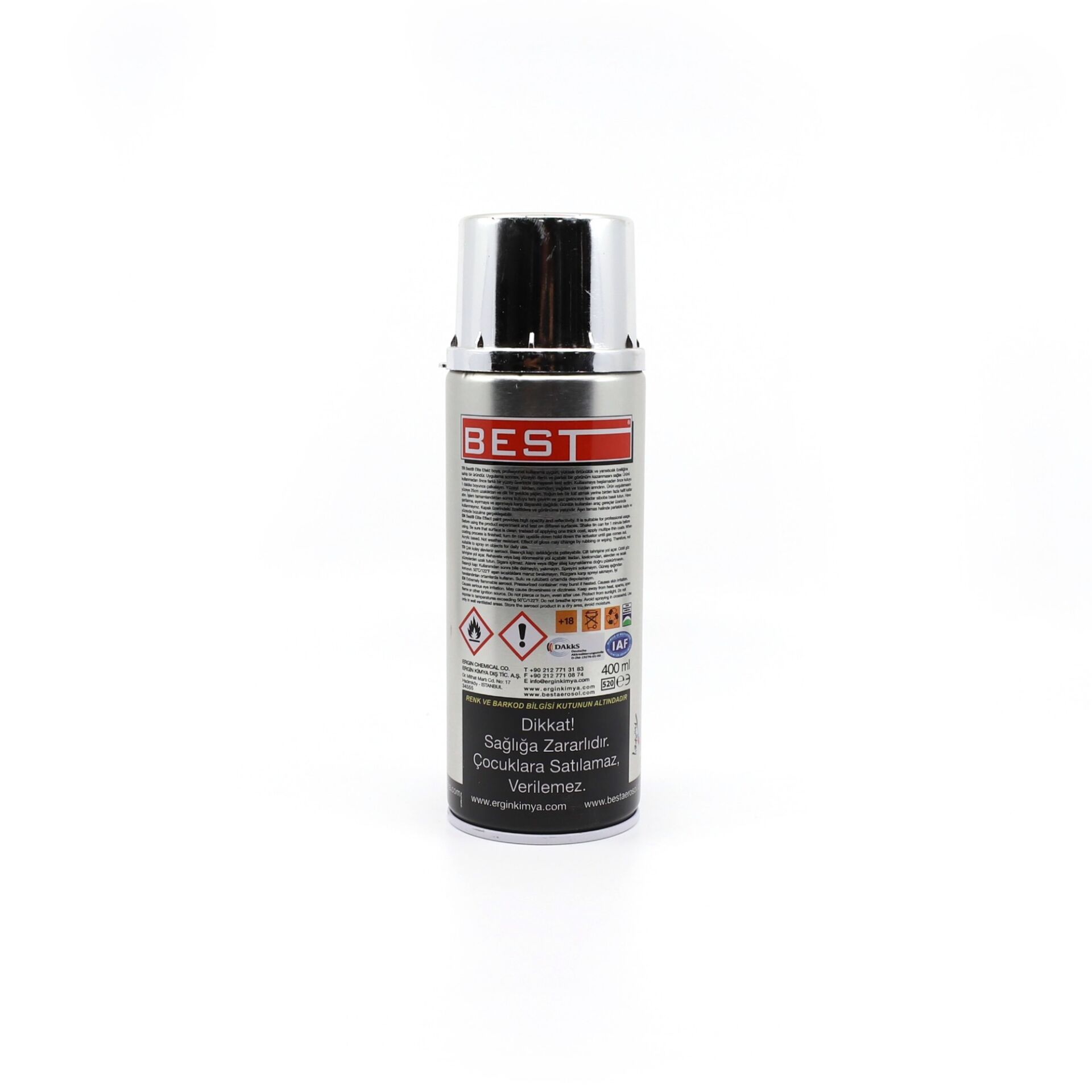 Best Efekt Sprey Boya 400 Ml Krom