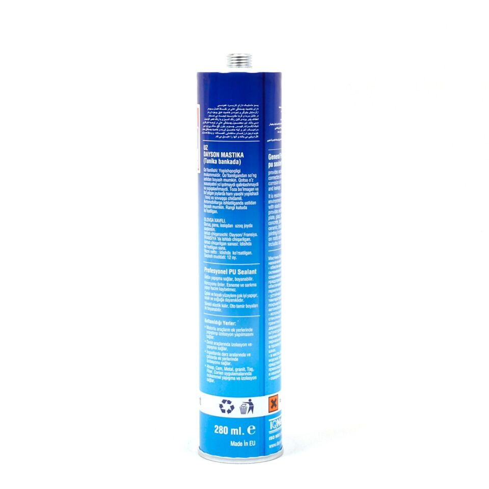 Dayson Extra Poliüretan Mastik 280 Ml Gri