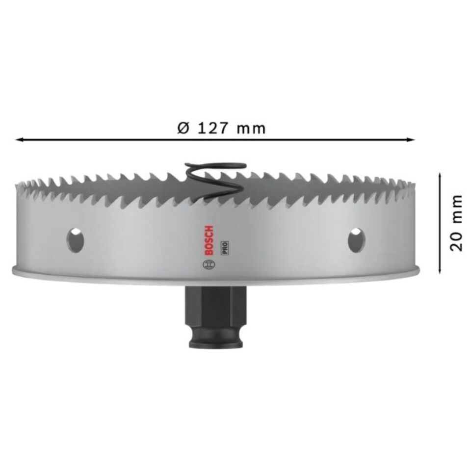 Bosch Pro Sheetmetal Paslanmaz Panç 127 2608594471