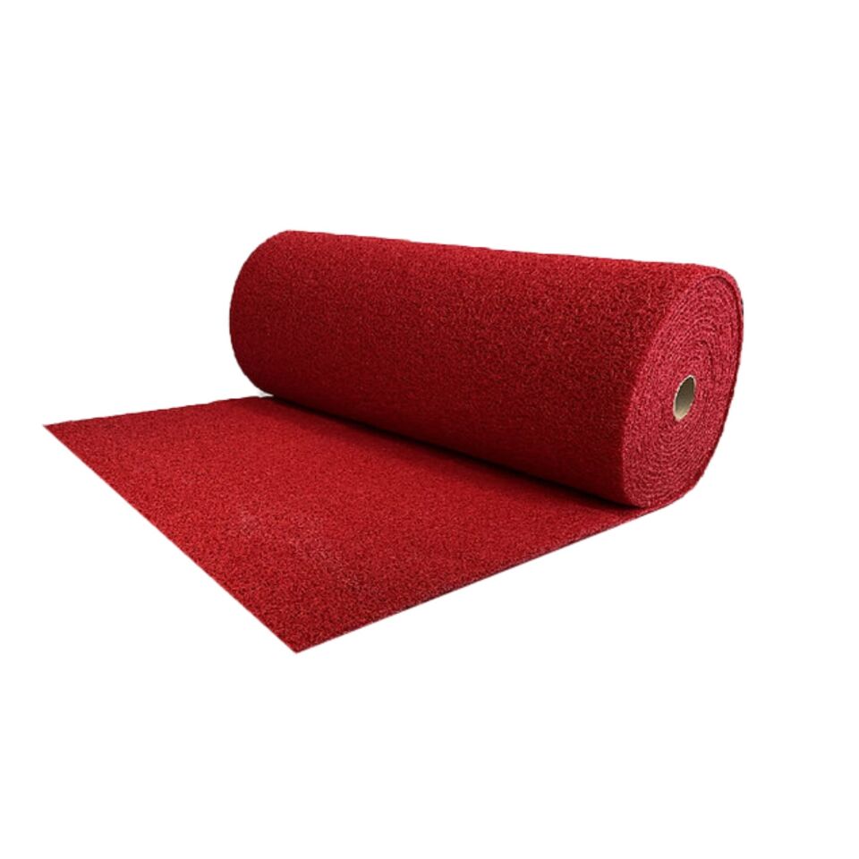 Walkm. Kıvırcık Paspas 12 Mm X100 Cm Kırmızı 20 Mt