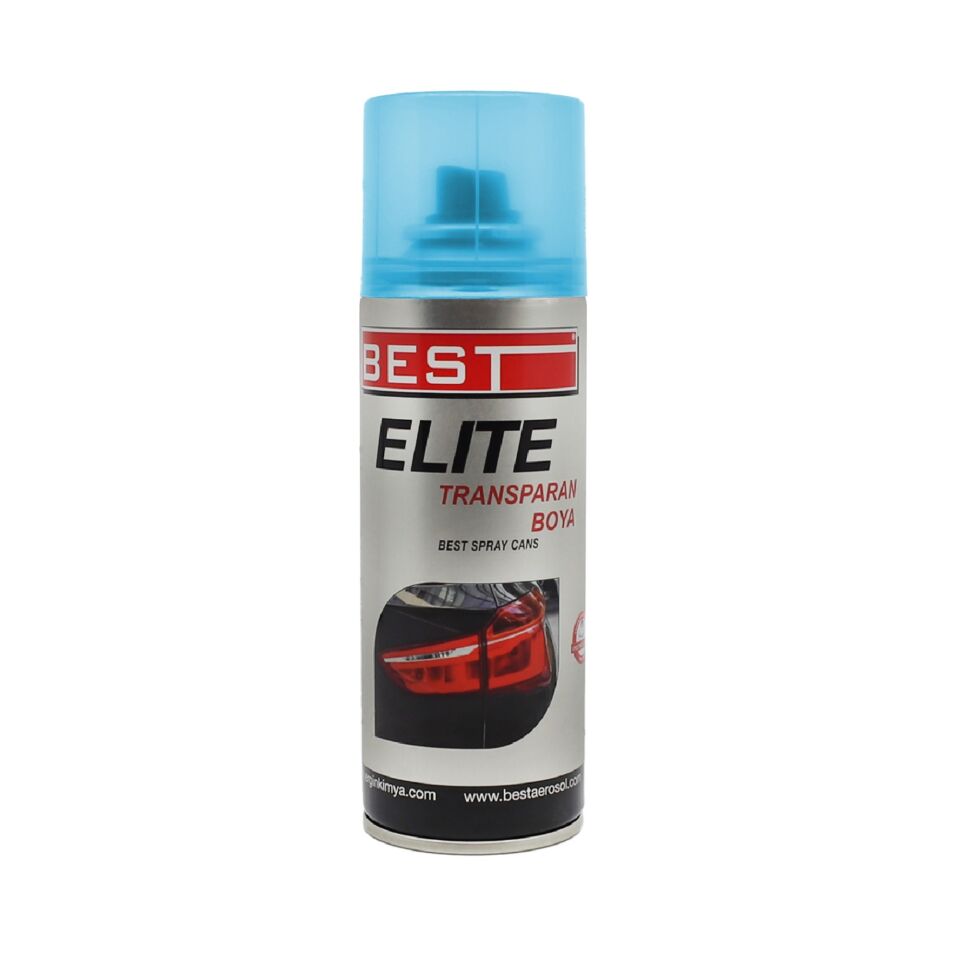Best Elite Transparan Far Boyası 200 Ml Mavi