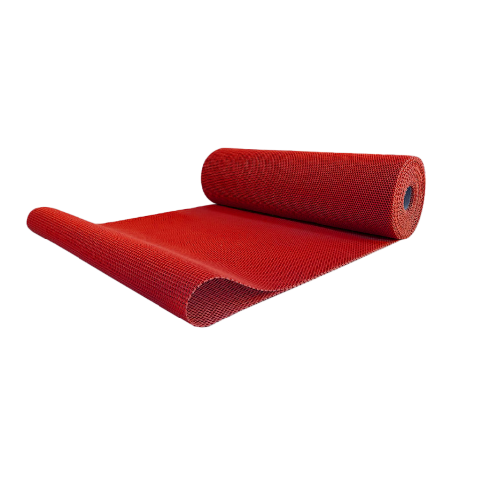 Walkmats Petek Mat Kırmızı 4 Mm X 90 Cm 15 Mt