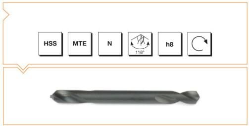MTE Makina Takım HSS DIN 338 Çift Taraflı Matkap Ucu 6 mm B00008770600